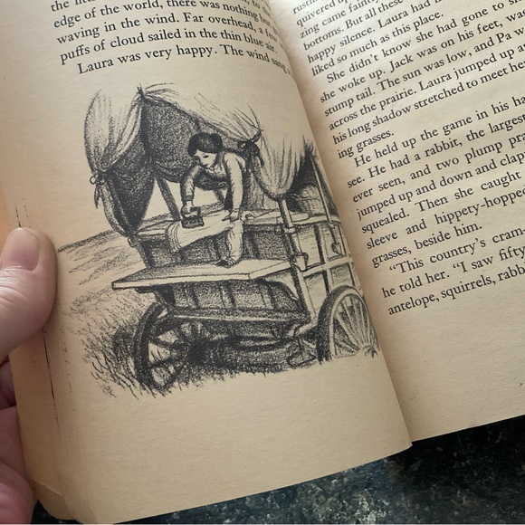 Vintage Little House On The Prairie Books Laura Ingalls Wilder Set of 4 - Picture 6 of 9